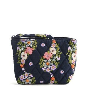 New! Vera Bradley Paisley Rain Essential Zip-Top Pouch in Cotton